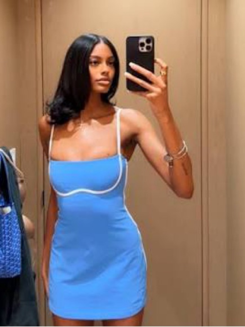 ALO airbrush streamlined dress